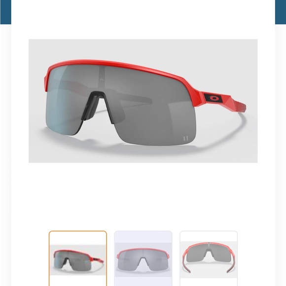 Oakley Sutro red sunglasses with gray lenses - Picture 9 of 9